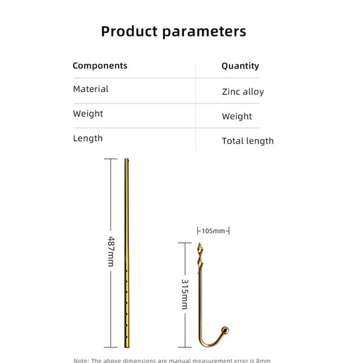 Adjustable Golden Set Hook Anal LOCKINK AllNight 3867 0111